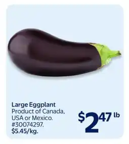 Walmart Large Eggplant offer