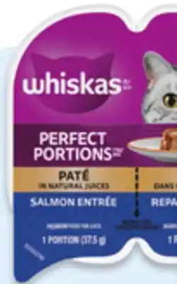 Walmart Whiskas Perfect Portions Wet Cat Food offer
