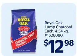 Walmart Royal Oak Lump Charcoal offer