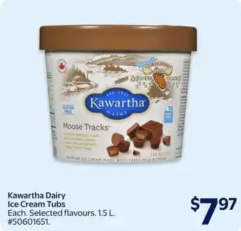 Walmart Kawartha Dairy Ice Cream Tubs offer