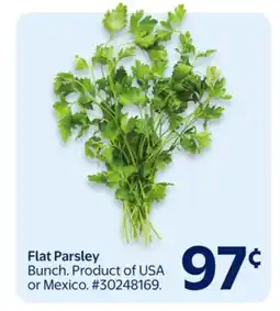 Walmart Flat Parsley offer