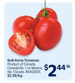 Walmart Bulk Roma Tomatoes offer