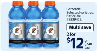 Walmart Gatorade offer