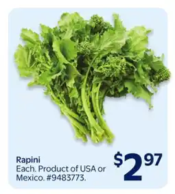 Walmart Rapini offer