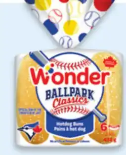 Walmart Wonder Ballpark Hot Dog Buns offer