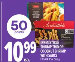 Metro IRRESISTIBLE SHRIMP TRIO OR COCONUT SHRIMP WITH SAUCE offer