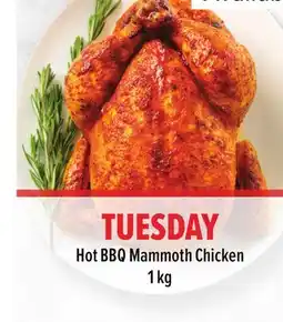 Metro HOT BBQ MAMMOTH CHICKEN offer