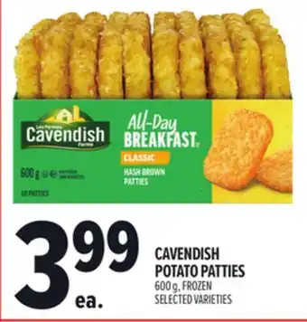 Metro CAVENDISH POTATO PATTIES offer