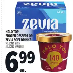 Metro HALO TOP FROZEN DESSERT OR ZEVIA SOFT DRINKS offer