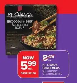 Metro P.F. CHANG'S FROZEN MEALS offer