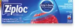 Walmart Ziploc Freezer or Sandwich Bags offer