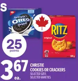 Metro CHRISTIE COOKIES OR CRACKERS offer