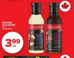 Metro IRRESISTIBLE SALAD DRESSING offer