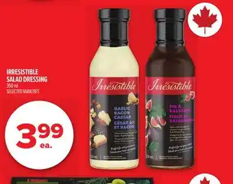 Metro IRRESISTIBLE SALAD DRESSING offer