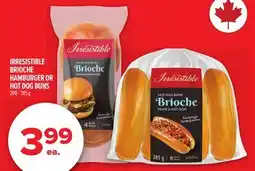 Metro IRRESISTIBLE BRIOCHE HAMBURGER OR HOT DOG BUNS offer