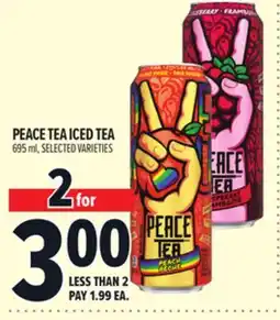 Metro PEACE TEA ICED TEA offer