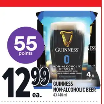 Metro GUINNESS NON-ALCOHOLIC BEER offer
