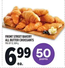Metro FRONT STREET BAKERY ALL BUTTER CROISSANTS offer