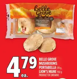 Metro BELLE GROVE MUSHROOMS PORTABELLA offer