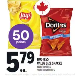 Metro HOSTESS VALUE SIZE SNACKS offer
