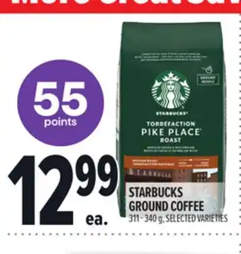 Metro STARBUCKS GROUND COFFEE offer