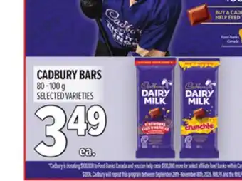 Metro CADBURY BARS offer