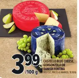 Metro CASTELLO BLUE CHEESE, GORGONZOLA OR DANISH FONTINA offer