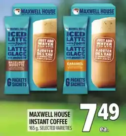 Metro MAXWELL HOUSE INSTANT COFFEE offer