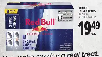Metro RED BULL ENERGY DRINKS offer