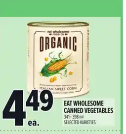Metro EAT WHOLESOME CANNED VEGETABLES offer