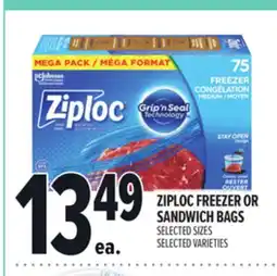 Metro ZIPLOC FREEZER OR SANDWICH BAGS offer