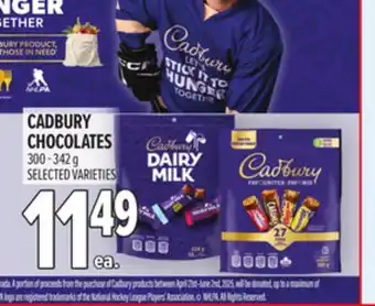 Metro CADBURY CHOCOLATES offer