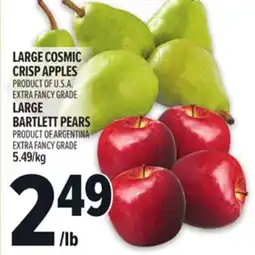Metro LARGE BARTLETT PEARS offer