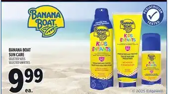Metro BANANA BOAT SUN CARE offer