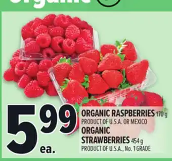Metro ORGANIC RASPBERRIES, ORGANIC STRAWBERRIES offer