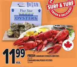 Metro FRESH CANADIAN COOKED LOBSTERS offer