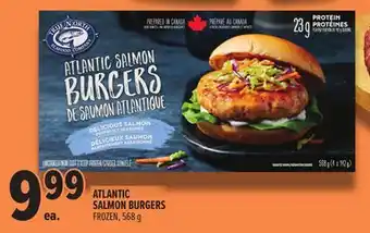 Metro ATLANTIC SALMON BURGERS offer