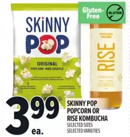 Metro SKINNY POP POPCORN OR RISE KOMBUCHA offer