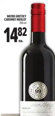 Metro WAYNE GRETZKY CABERNET MERLOT offer
