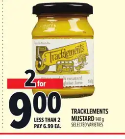 Metro TRACKLEMENTS MUSTARD offer