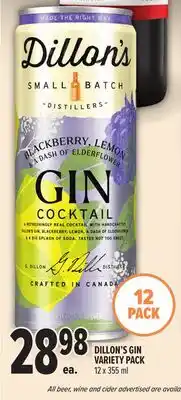 Metro DILLON'S GIN VARIETY PACK offer