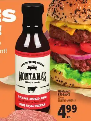 Metro MONTANA'S BBQ SAUCE offer
