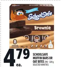 Metro SCHOOLSAFE MUFFIN BARS OR OAT BITES offer