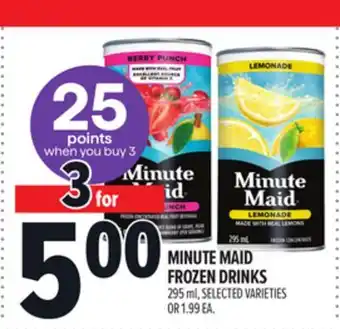 Metro MINUTE MAID FROZEN DRINKS offer