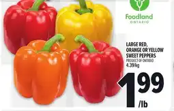 Metro LARGE RED, ORANGE OR YELLOW SWEET PEPPERS offer