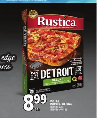 Metro RUSTICA DETROIT STYLE PIZZA offer
