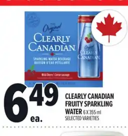 Metro CLEARLY CANADIAN FRUITY SPARKLING WATER offer