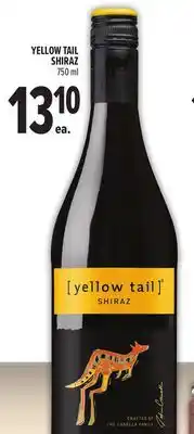Metro YELLOW TAIL SHIRAZ offer
