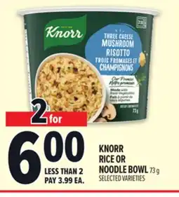 Metro KNORR RICE OR NOODLE BOWL offer