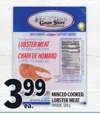 Metro GASPE SHORE MINCED COOKED LOBSTER MEAT offer
